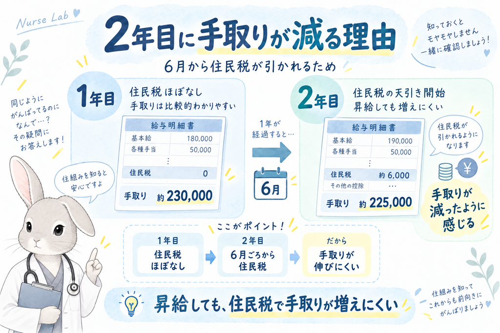 1年目→2年目の比較図