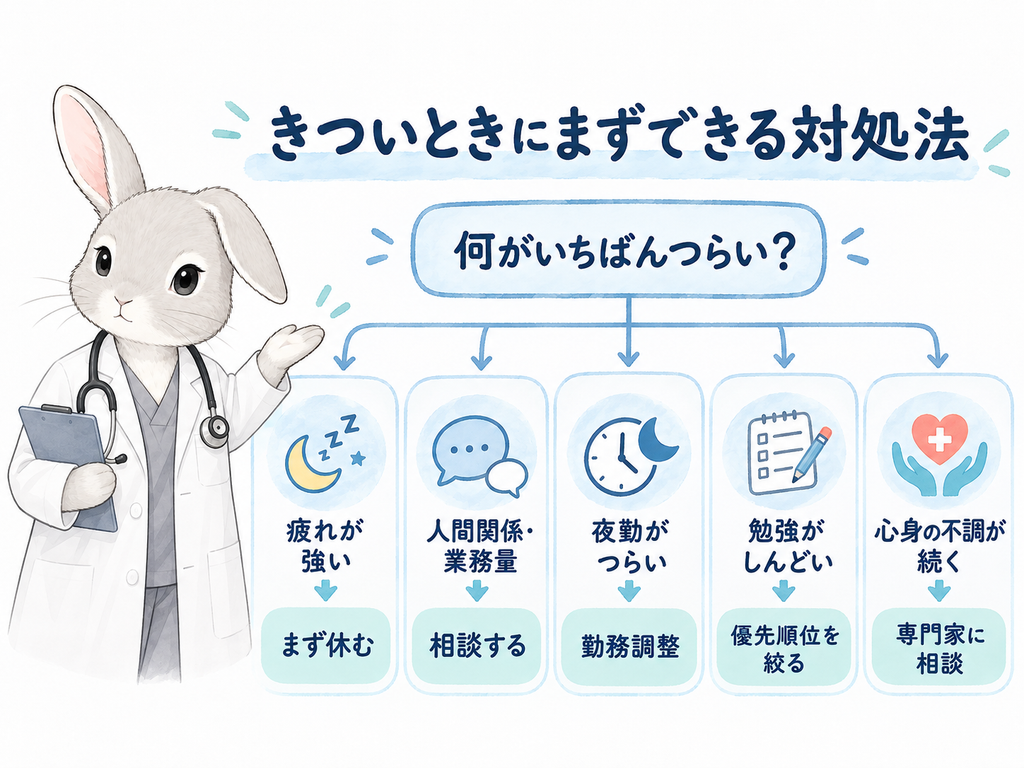 きつさはなくなるのではなく、内容が変わる
