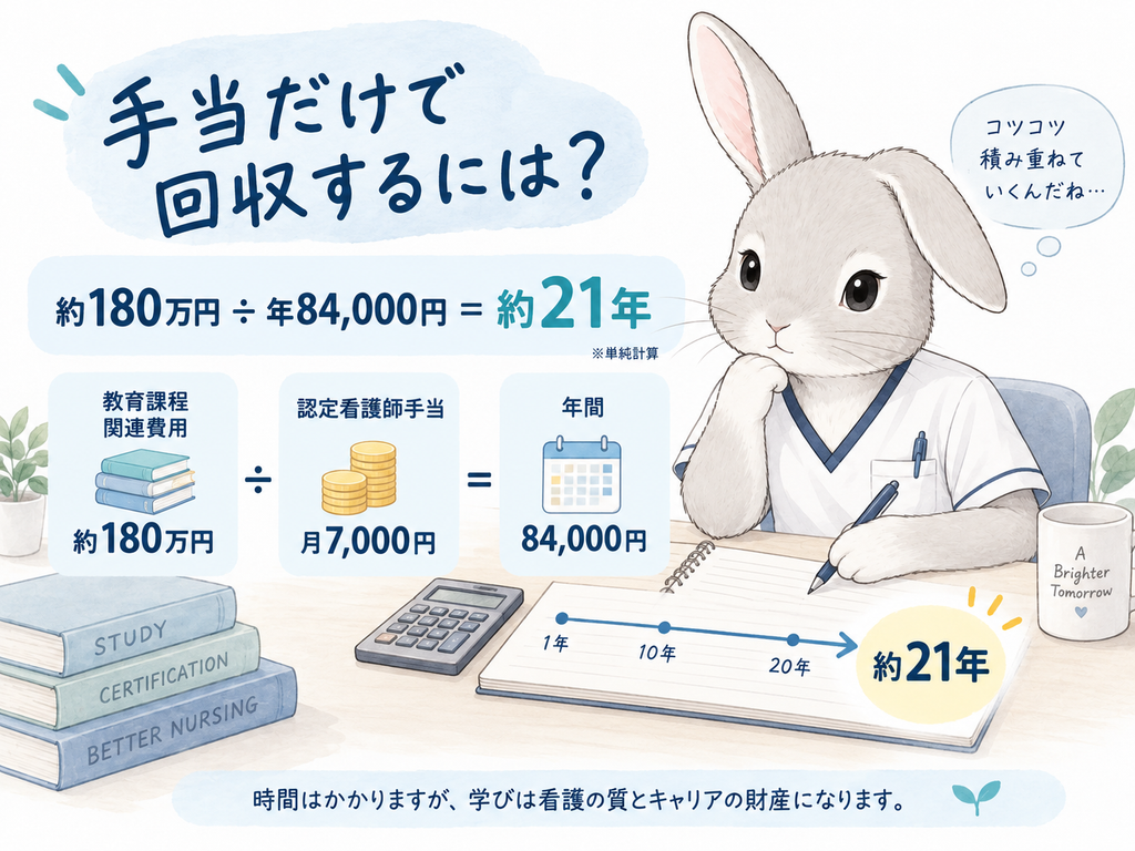 180万円 → 年間84,000円 → 単純計算約21年という回収イメージ